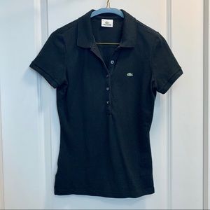 Slim fit Lacoste polo - size 38 - black